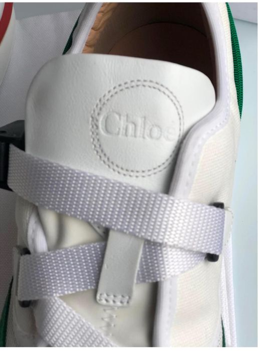 НАМАЛЕНИЕ Оригинални Chloé Sonnie Low Top 'Jungle Green'