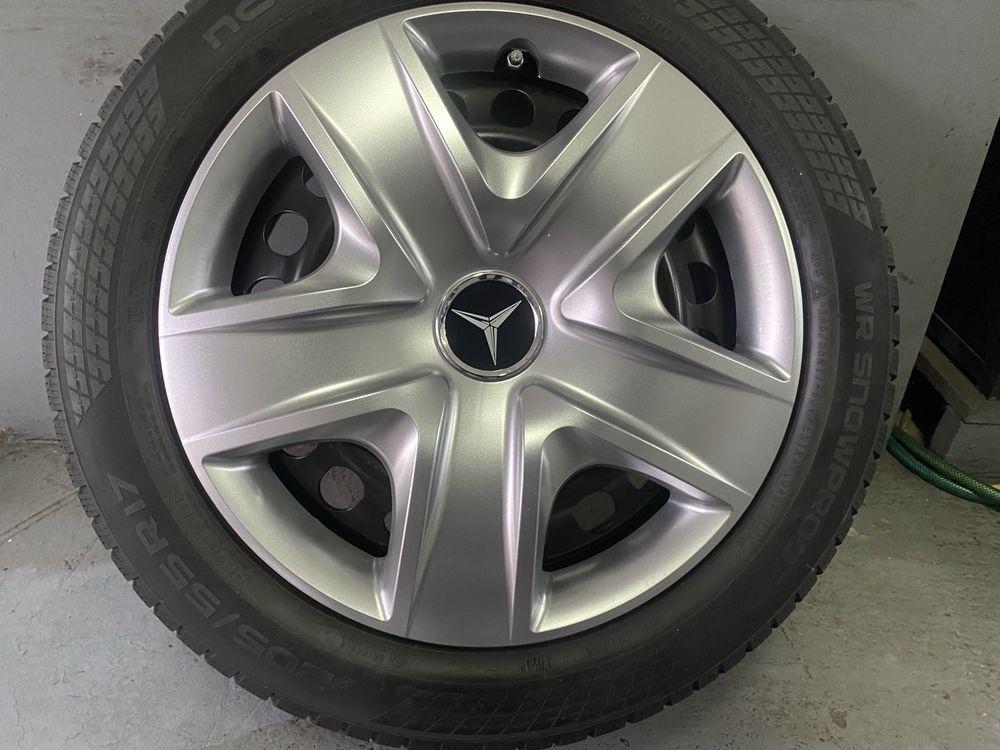 Roti iarna 17 Mercedes A/B/C CLA jante NOI anv Nokian 205/55R17
