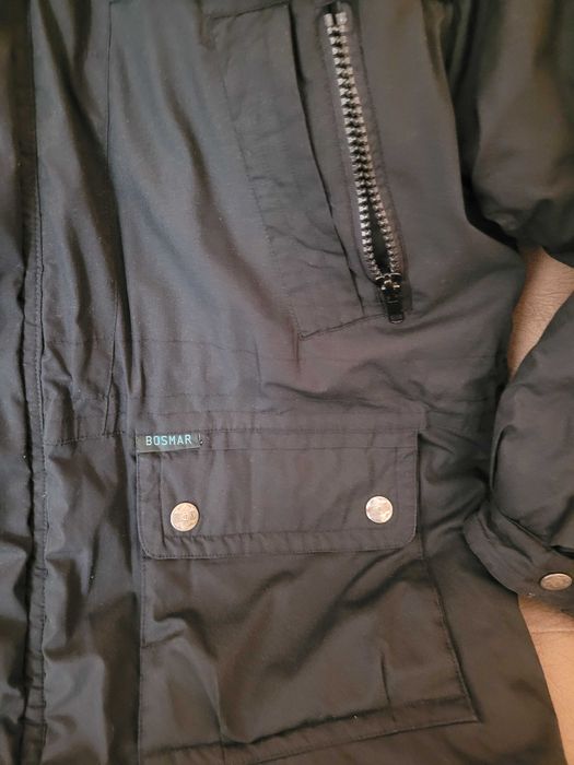 Зимно мъжко черно яке