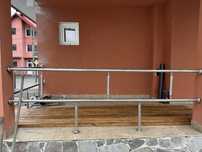 Balustrada inox terasa si scari