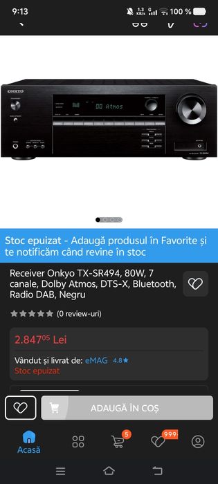 ONKIO AV riceiver  TX-SR494 4k