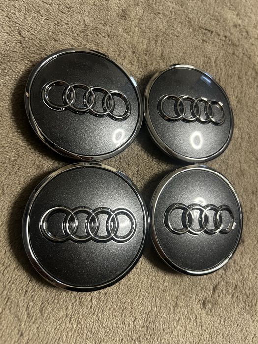 Capace jante Audi 60mm- cod 8W0 601 170 JG3 - noi - set 4buc