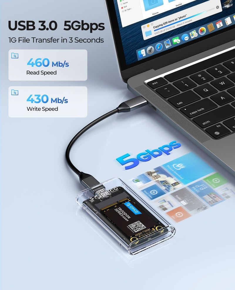 Rack ORICO Transparent 5Gbps mSATA SSD