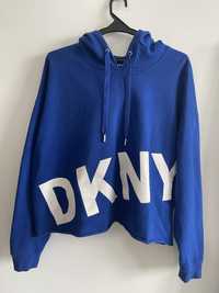Hanorac bumbac DKNY sport ML albastru intens