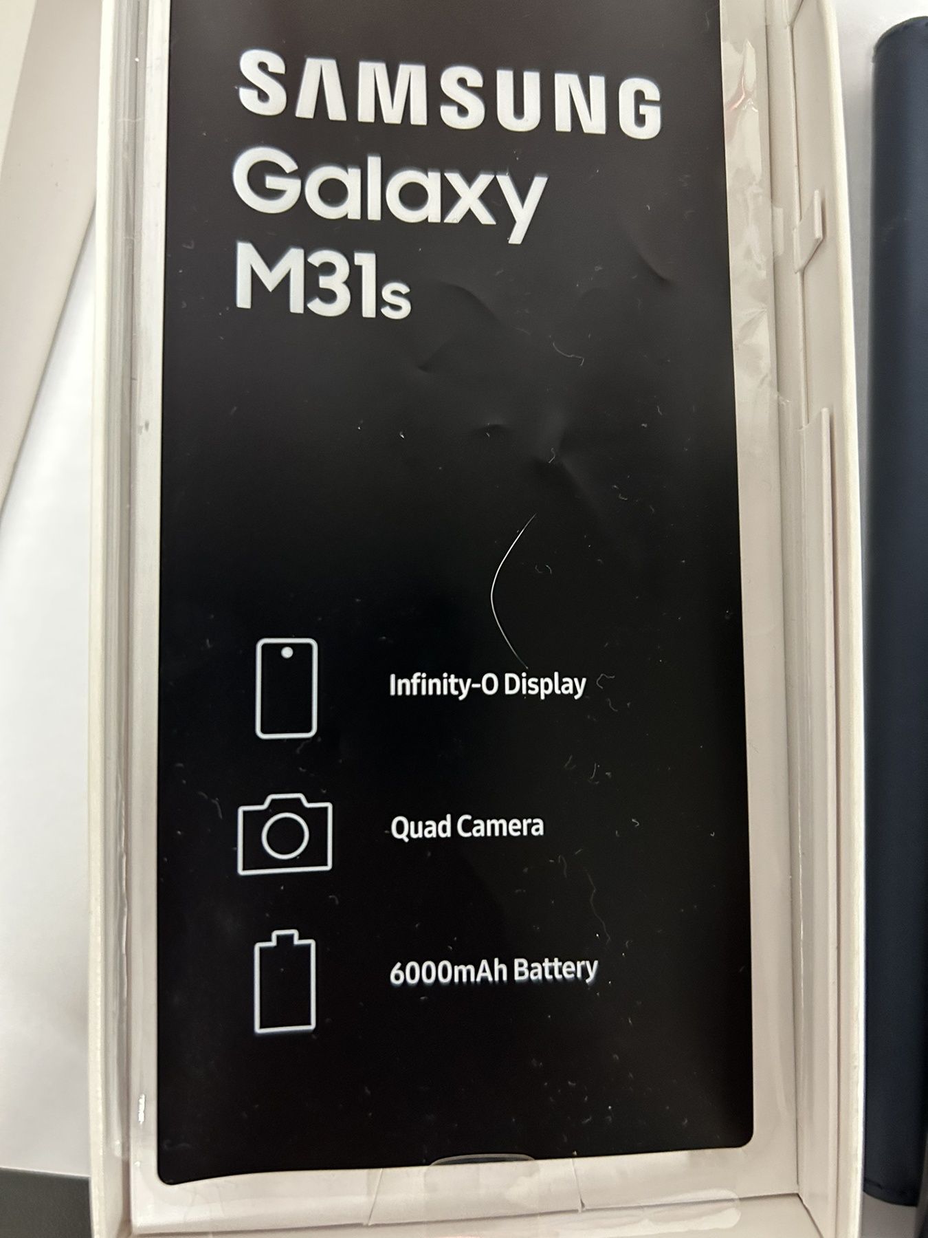 Samsung M31s 128gb rom, 6gb ram