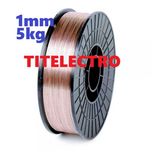 Sarma sudura otel 1mm rola 5kg SG2 cu gaz corgon argon CO2 MIG-MAG