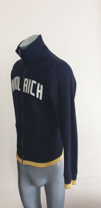 WOOLRICH Made in Italy Wool/Cotton Full Zip Mens  Size M  Цял Цип!