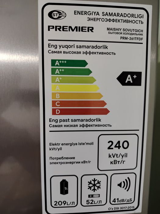 Yangi muzlatgich sotiladi