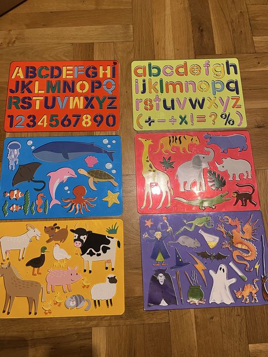 Шаблони за рисуване, 3-5 години