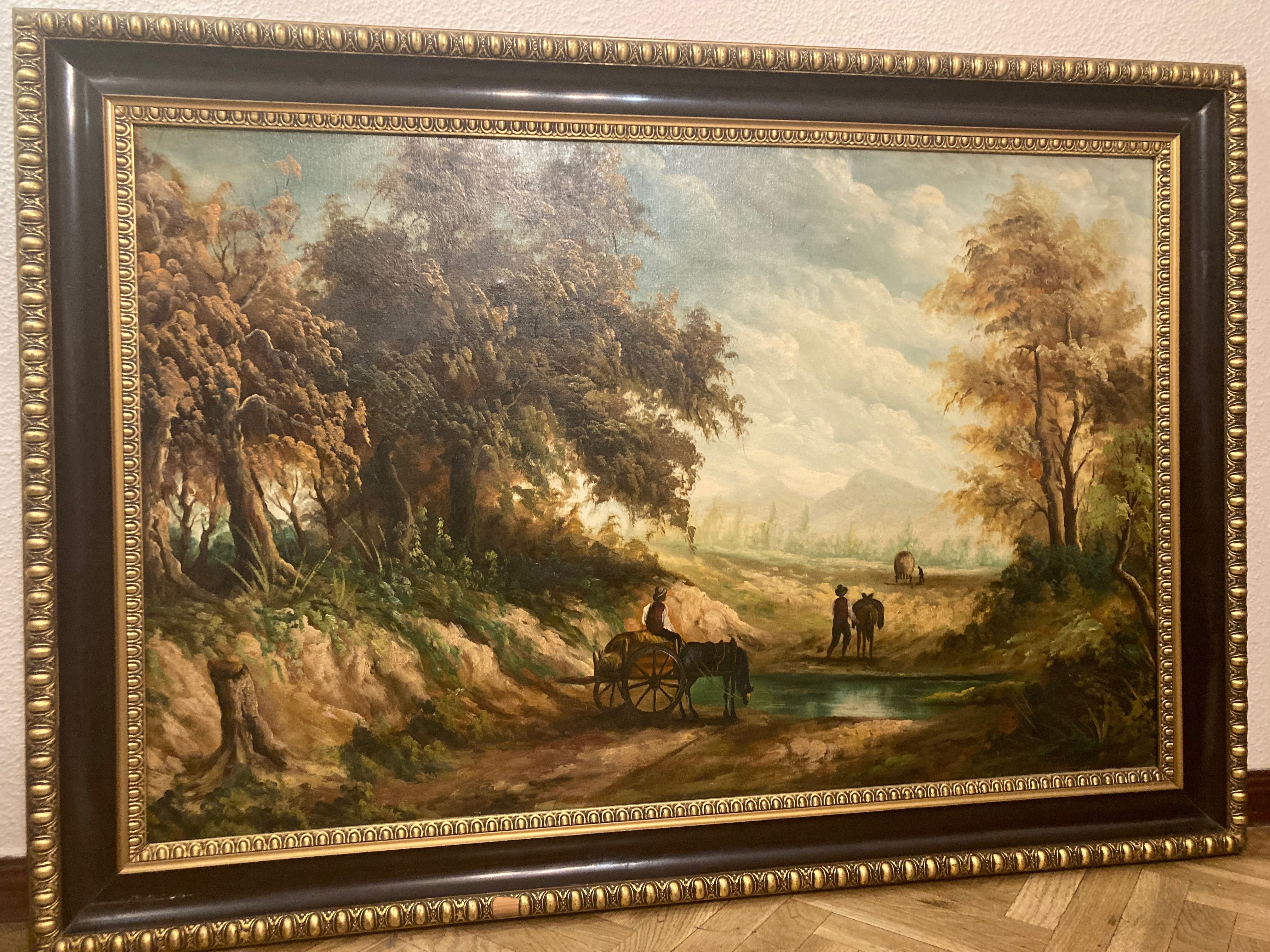 Стара маслена картина