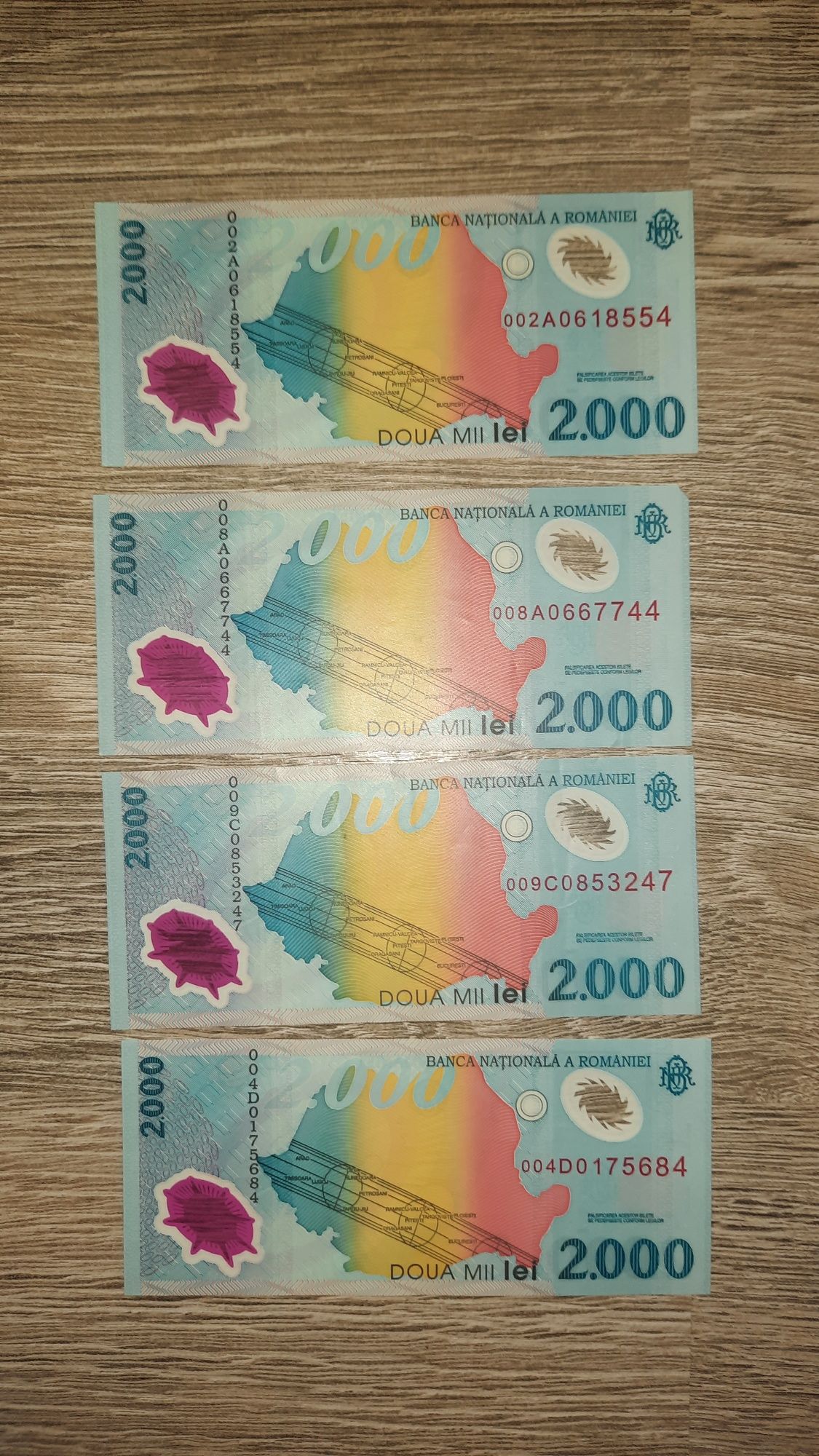 Bancnote vechi 2000 lei eclipsa