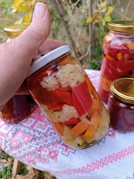 Царска туршия с камби, ...Без варене