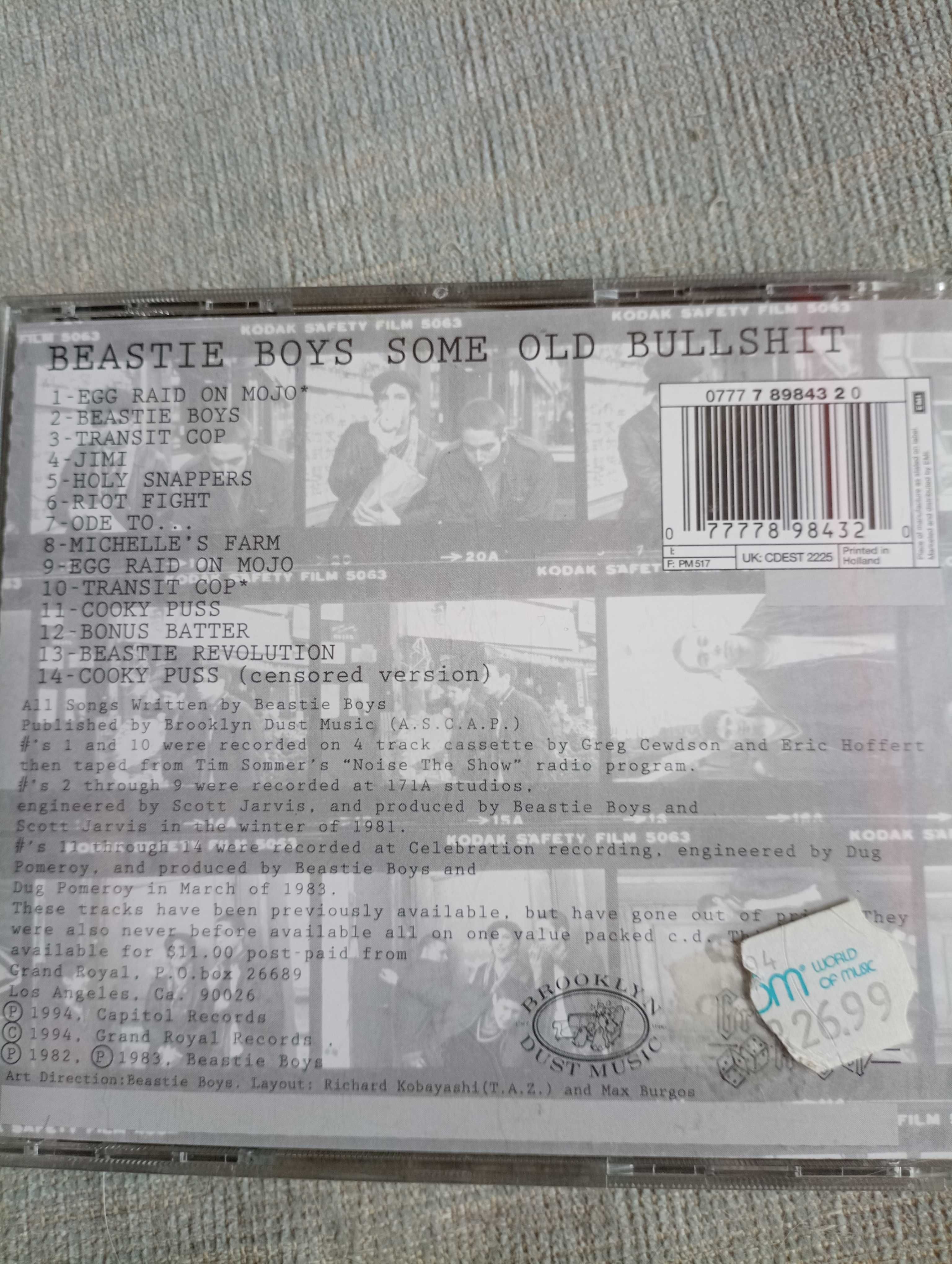 Beastie boys "Some old bulshit"-оригинален диск