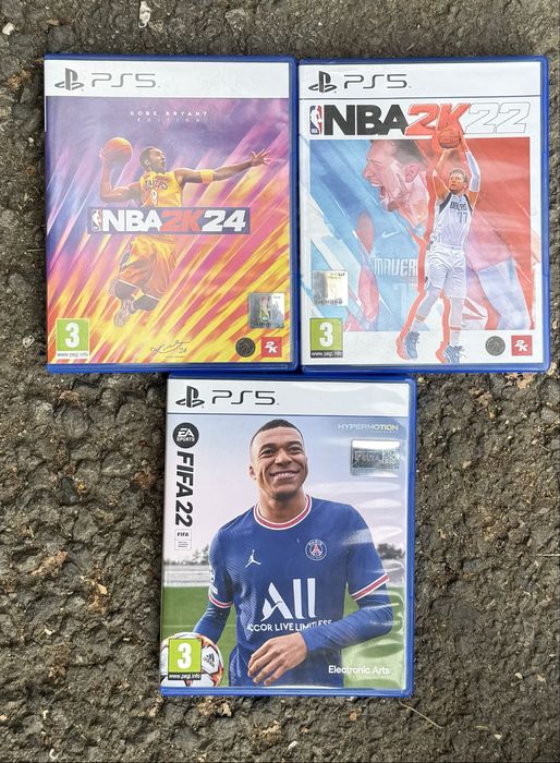 Конзола Sony PlayStation 5, Standard Edition, 825 GB SSD, 4K + 3 игри