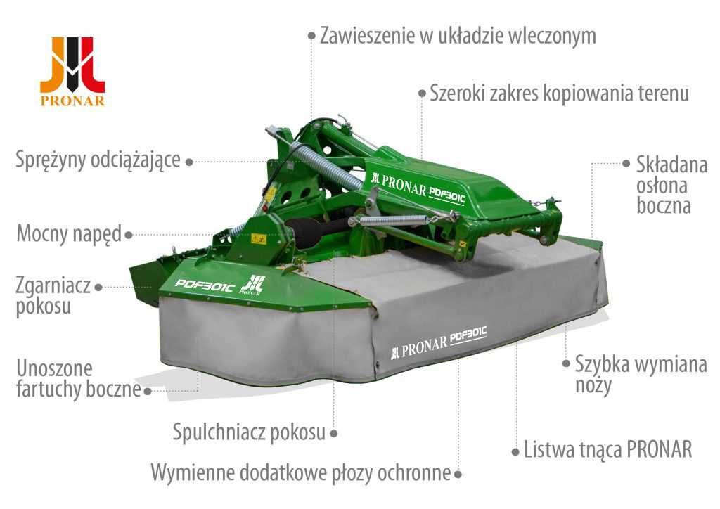 роторные косилки PRONAR