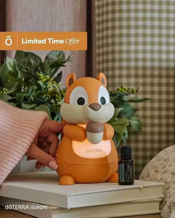 Difuzor Doterra Veverita si ulei Balance 15ml