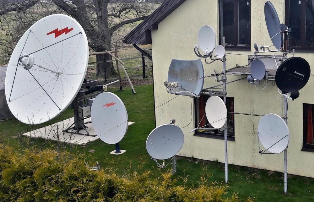 Установка и настройка спутниковых  антенн