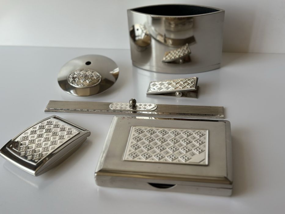 Set de birou de lux Pierre Cardin Argint Foita 925 Marcaj Set Superb