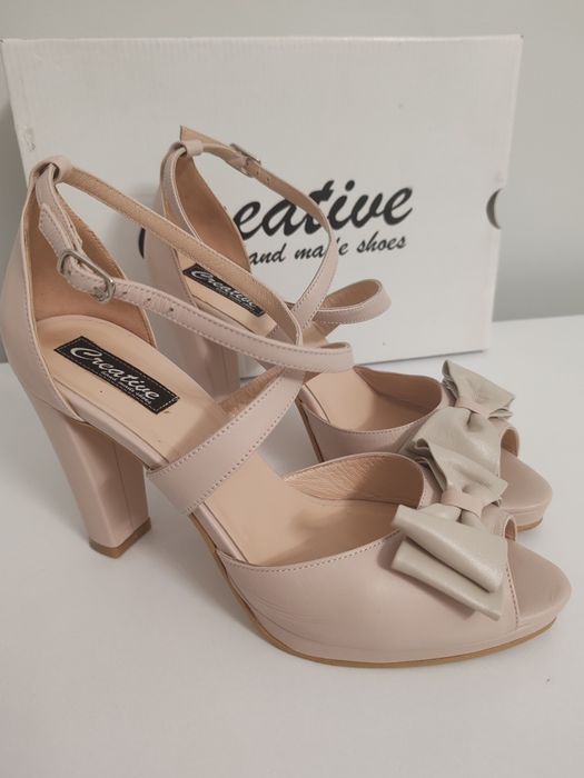 Pantofi piele cu toc - Creative Shouse