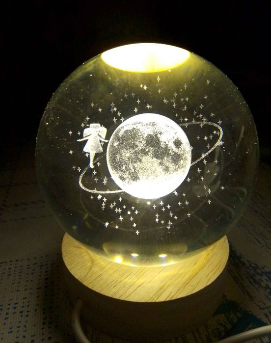 Sovgʻa uchun 3D Kristal Shar