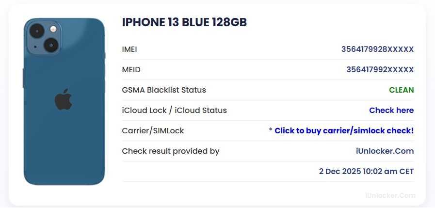 Iphone 13 128GB син като нов+кейсове и протектори