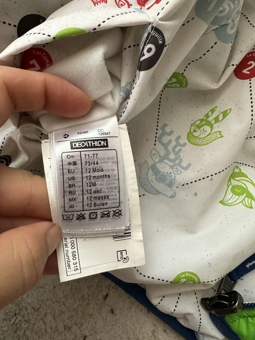 Geaca Wed’Ze reversibila - marimea 74/80 - 1 an