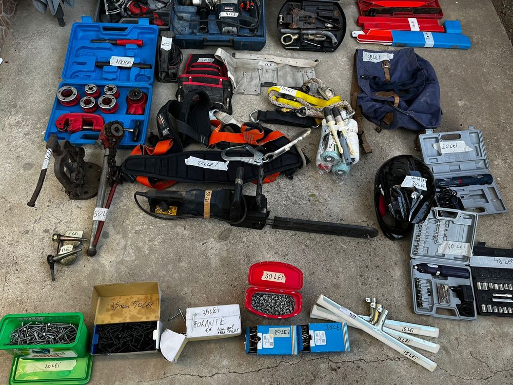 Diverse unelte și echipamente