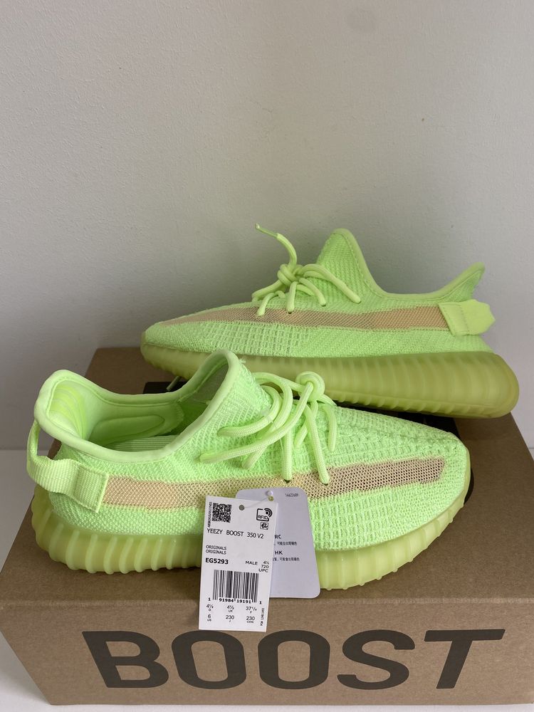 Yeezy Boost 350 V2 Glow Neon Yeezy 36 37 38 39 40 Boost Glow Yeezy