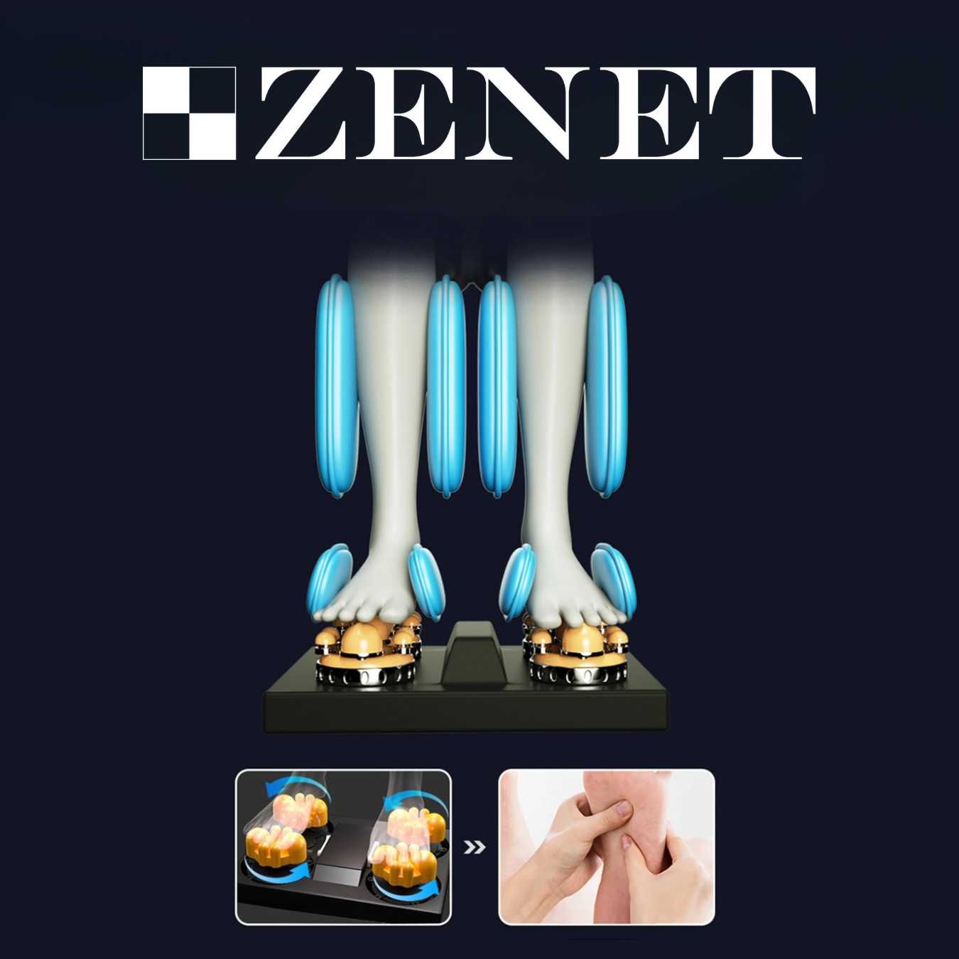 Масажен стол с 4D масаж и нагряване ZENET 1288, масажен стол за дома
