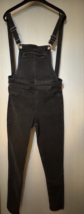 Salopeta blugi dama H&M Divided, marimea 40 (potrivita pentru S-M)