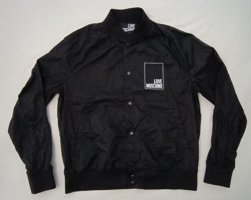 Love Moschino Bomber Jacket оригинално яке XL черно яке