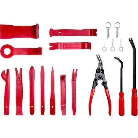 Trusa leviere plastic dispozitive tapițerie auto,cleme,bord,capitonaj