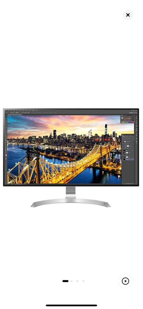 Monitor LED IPS LG 32", 4K UHD, HDMI, Display Port, Alb, 32UD89-W