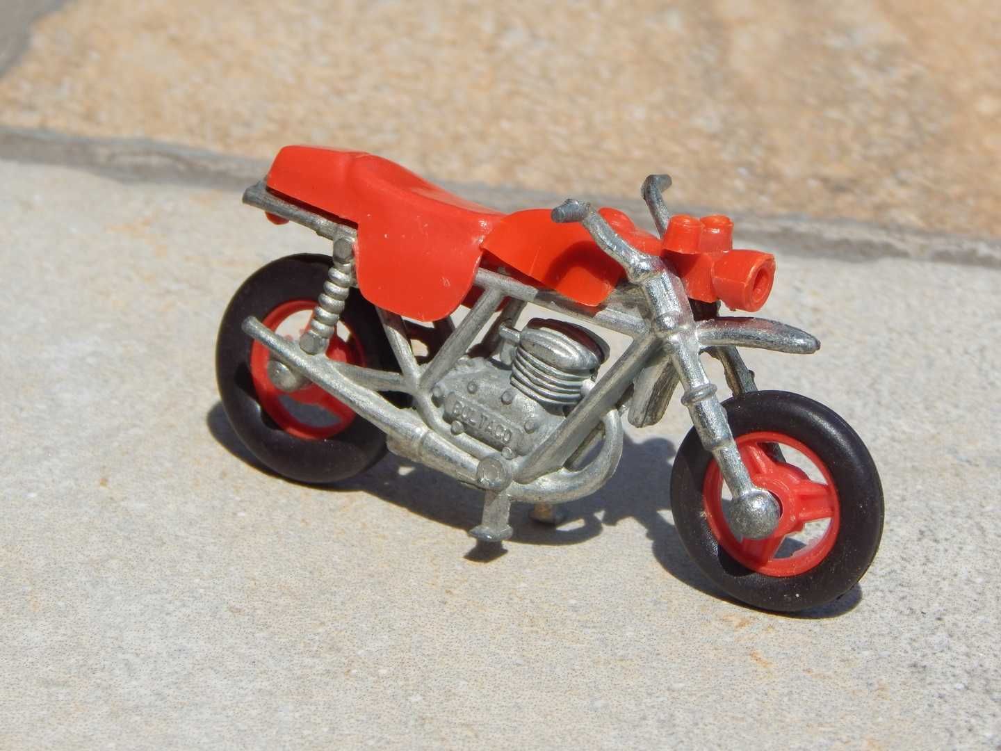 Jucarie motocicleta Bultaco Shell Collection anii 1970 veche