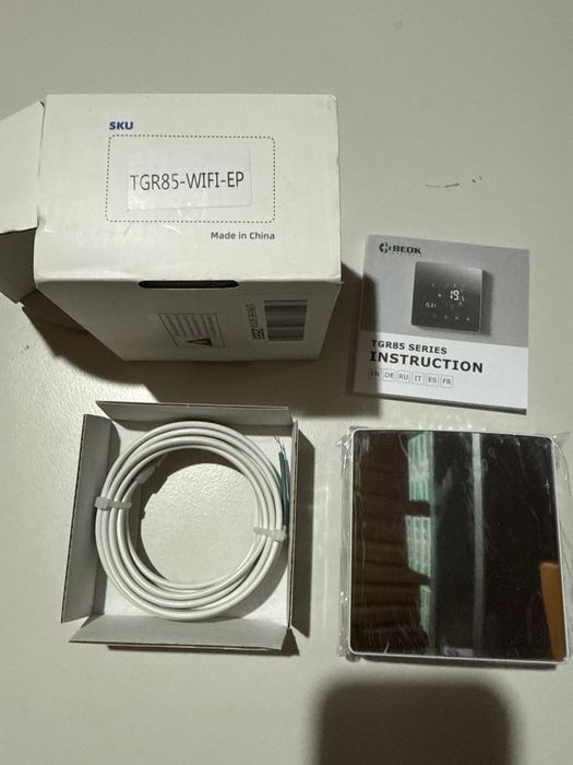 Termostat Beok TDR89W-Wifi-WP centrala,boiler,pardoseala,incalzire gaz