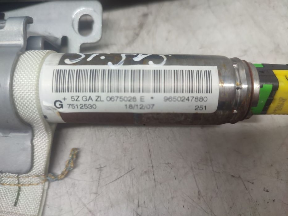 Airbag cortina dreapta 9650247780 Peugeot 207 1 [2006 - 2009] 1.6 hdi