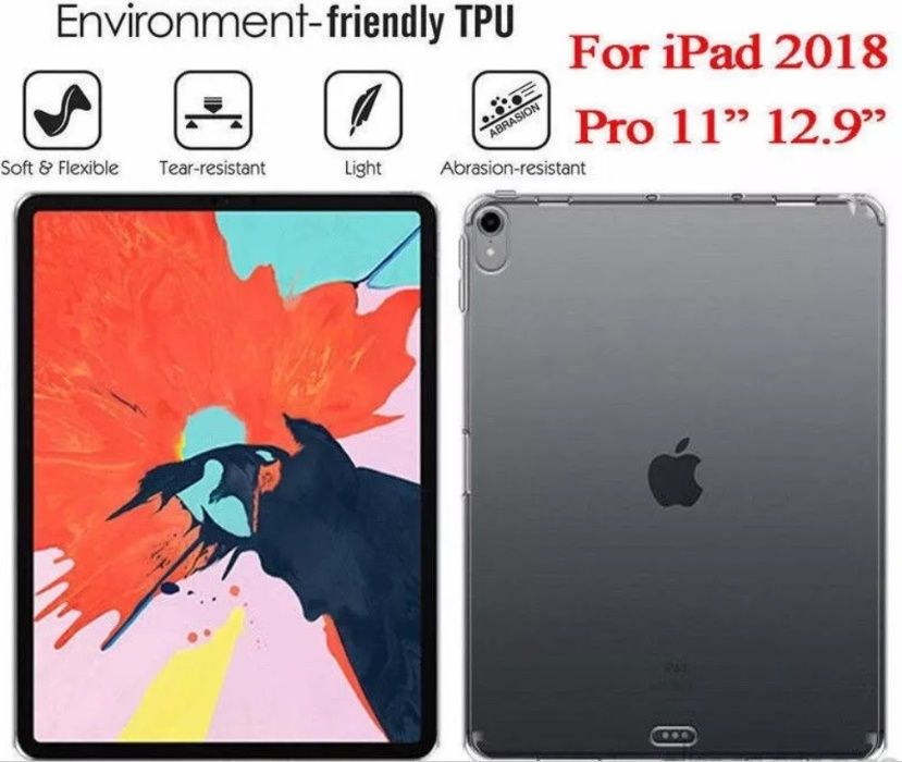 Husa Transparenta Silicon Moale iPad Mini,Air,5,6,7,8,PRO 10,5,11,12,9