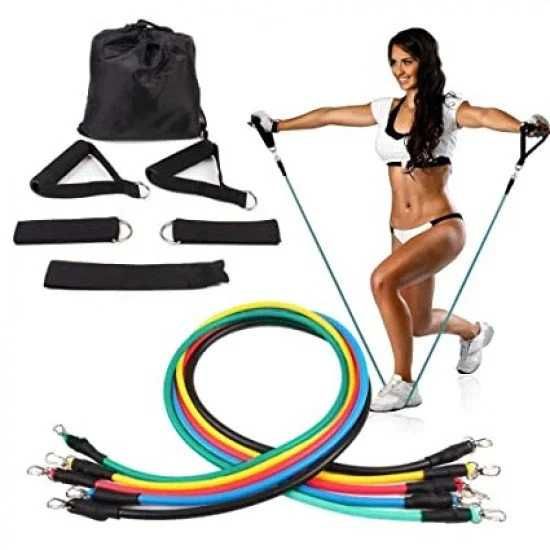 Комплект ластици с дръжки 5 бр(5-25 кг) Active Gym