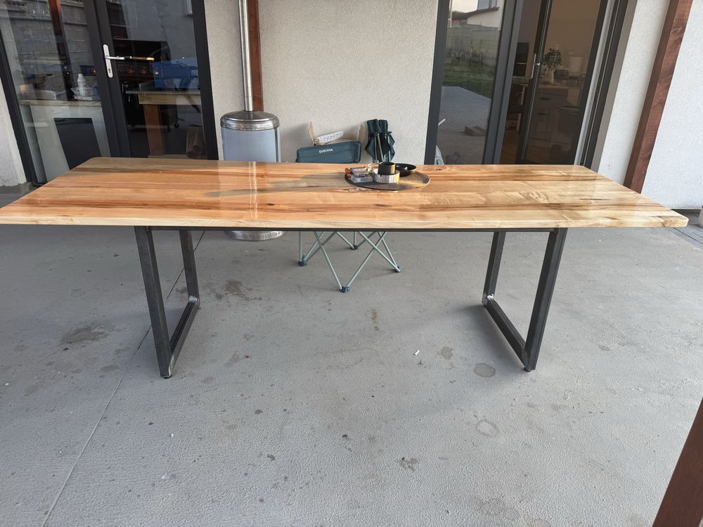 Masa lemn de paltin- handmade