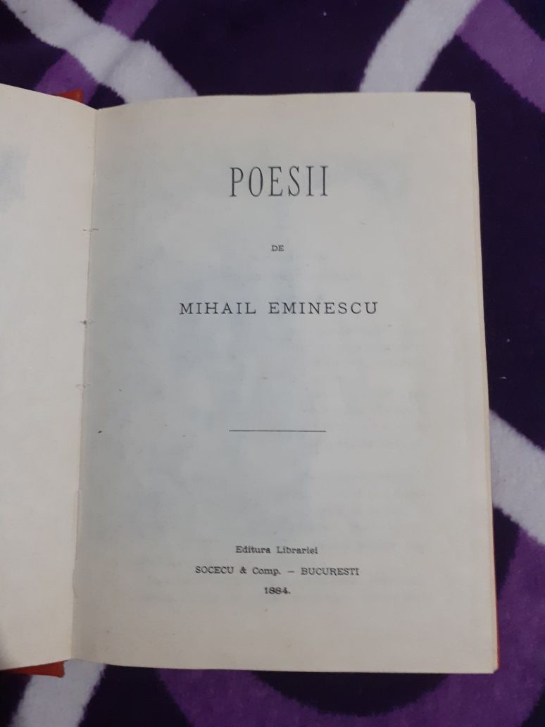 Poesii de Mihail Eminescu