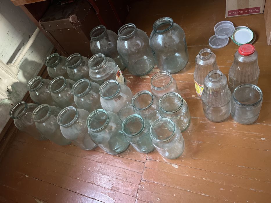 Стеклянные банки (1,2,3 л)