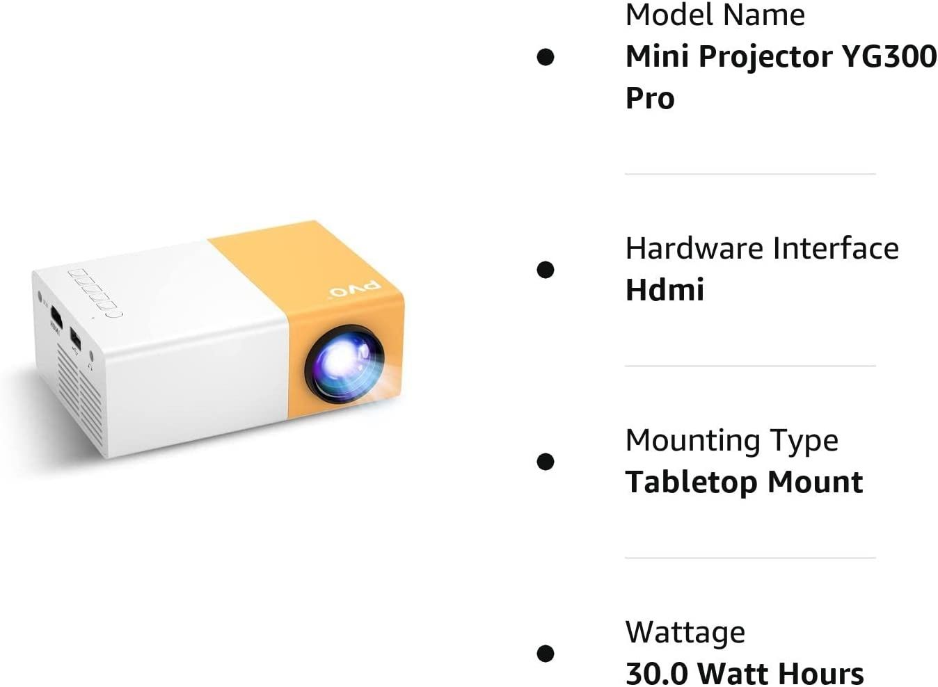 Mini Proiector Video portabil HDMI USB Telecomanda