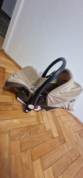 Cărucior Daliya 3 in 1 bej cu maro