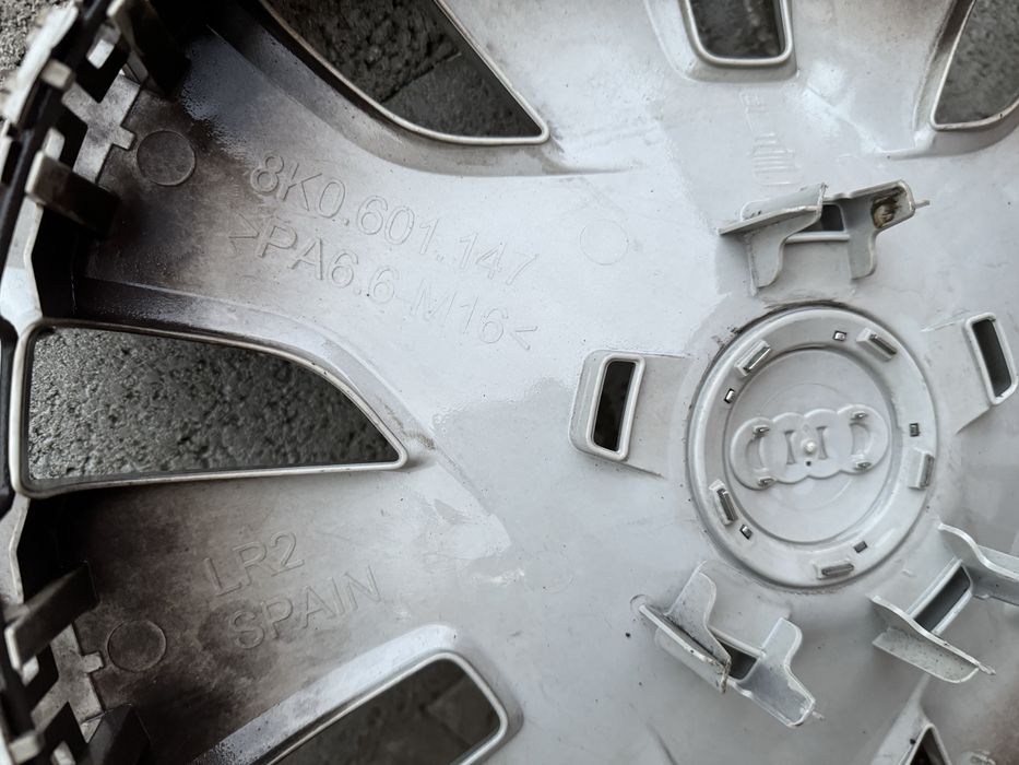 Set jante tabla 5x112 gama VAG + capace originale Audi