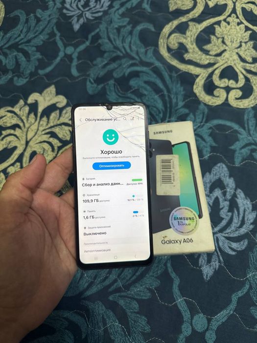 Samsung Galaxy A06 8/128GB Black 2025 Karobka Holati Yaxshi хороший