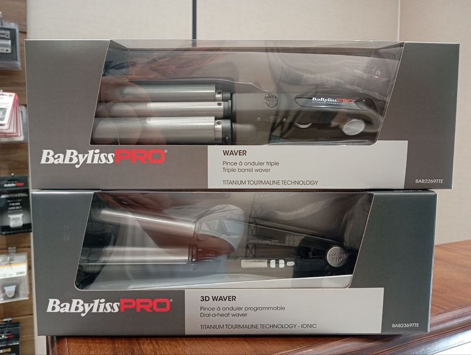 Плойка BaByliss PRO BAB 2269 ТТE, BAB 2369 ТТE для завивки тройная
