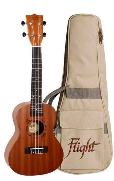 Укулеле концерт Гавайи Flight NUC 310 с самоучителем и чехлом