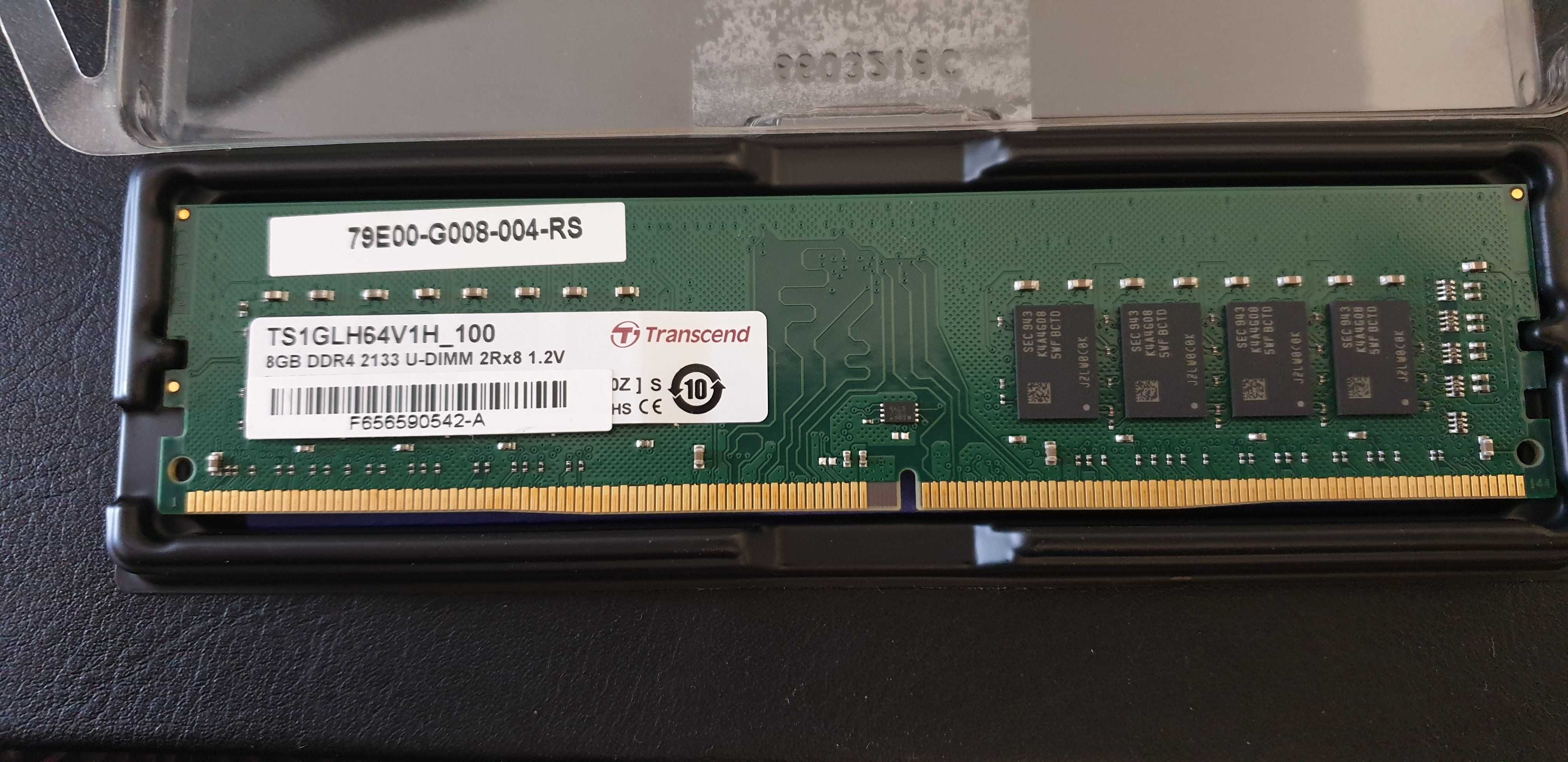 Памет QNAP 8GB DDR4 2133 U-DIMM 2Rx8 1.2V - нова