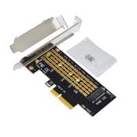 Adaptor SSD M.2 NGFF NVMe (M-Key) la PCI Express 3.0 X4 pentru PC