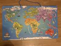 Harta lumii cu magneti noua